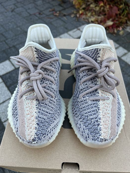 Adidas Yeezy Boost 350 V2 Ash Pearl sneakersy niskie brązowe 37 1/3