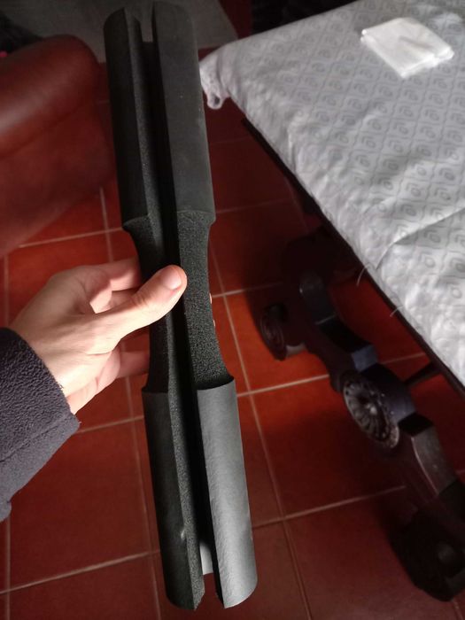 Barras de musculação 1.55m e 2m (28mm) + Almofada protetora