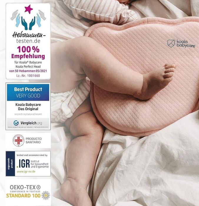 Almofada para bebé - plagiocefalia - Koala Babycare