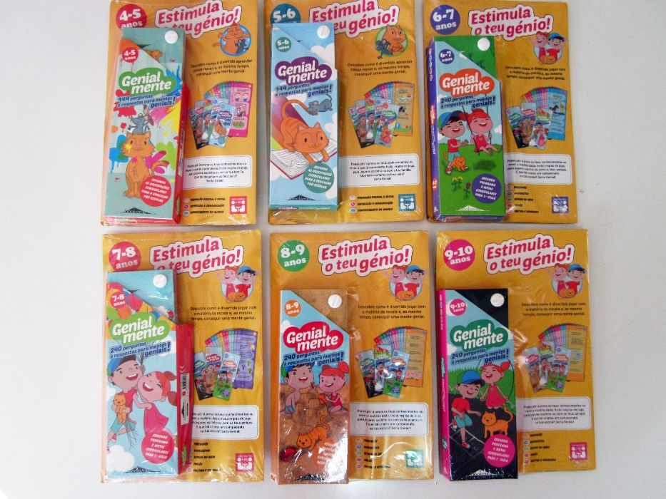 Genialmente dos 4 aos 10 anos NOVOS (ainda embalados)