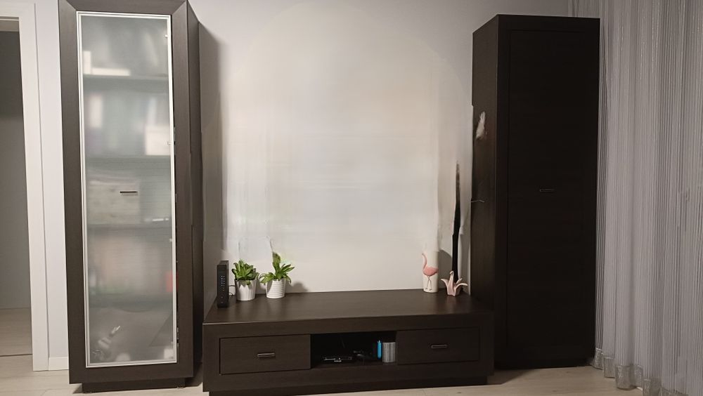 Meble BRW duży stół, stolik do salonu, RTV, 2 słupki stan bardzo dobry