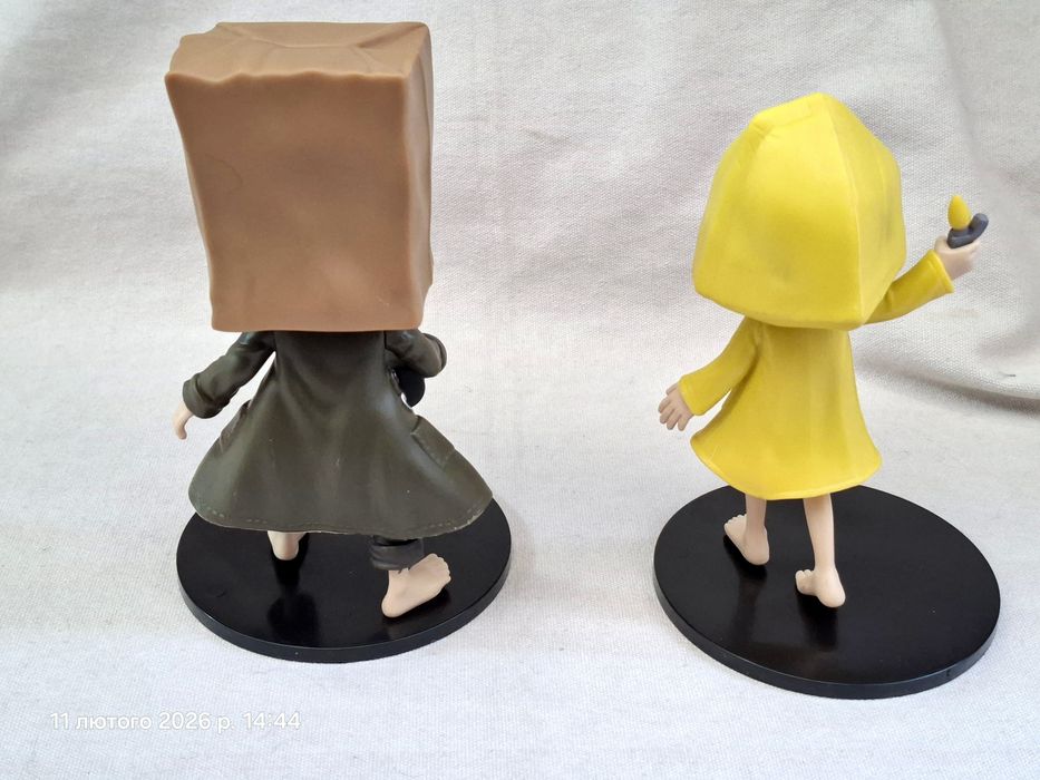 Фигурки Моно и Шестая Little nightmares маленькие кошмарики Mono Six
