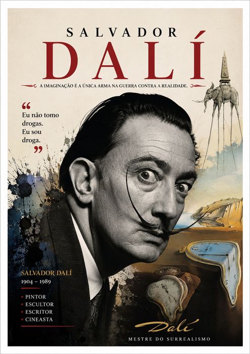 Posters novos Dali, Picasso, Rego e Miro