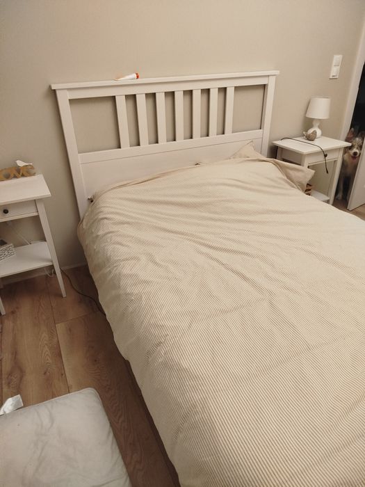 Łóżko ikea 140cm z materacem Selene