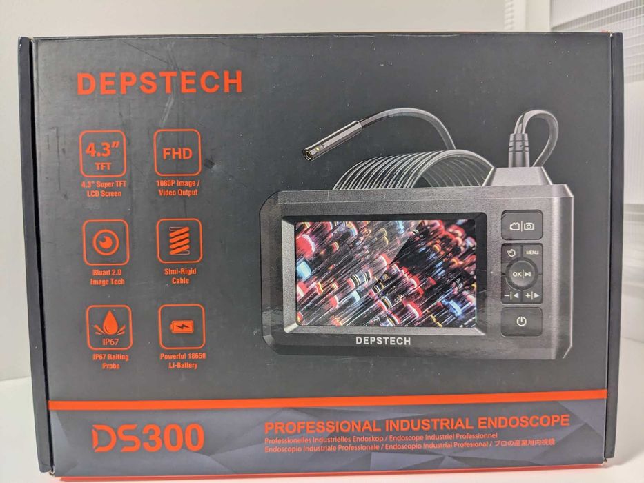 Відеоендоскоп ендоскоп Depstech DS300 дві камери