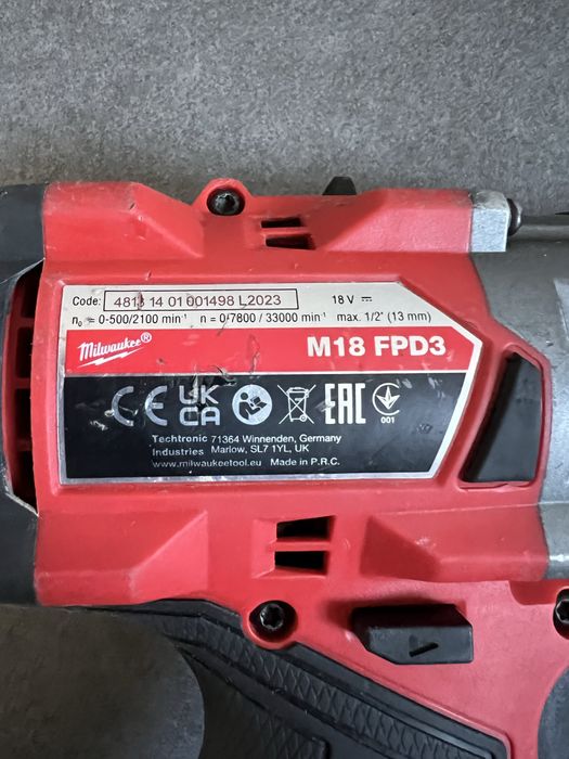 Безщітковий Акум.Ударний шуруповерт Milwaukee M18 FPD 3