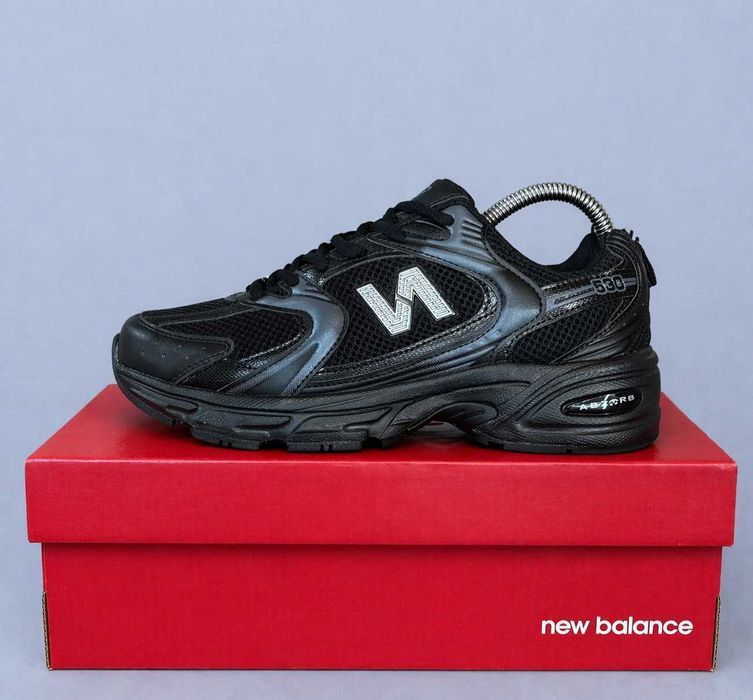 (2323) Кросівки у стилі New Balance 530 чорні (36-41) нб nb
