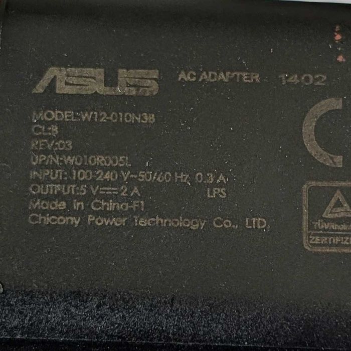 ACEITO TROCA - Carregador ASUS USB charger 2A black W12-010N3B PC