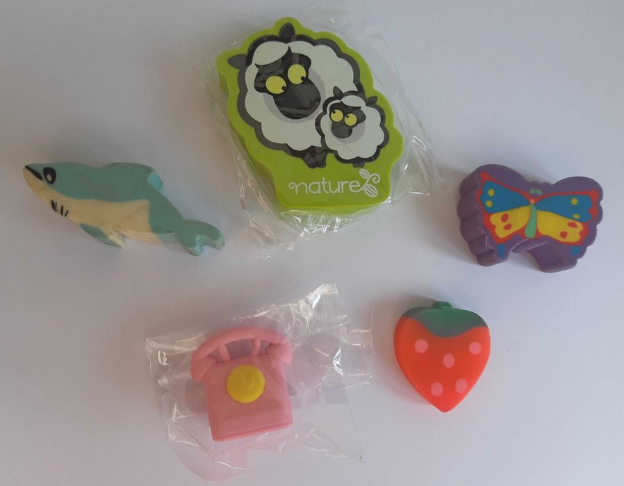 Conjunto de 5 Borrachas / Apagadores