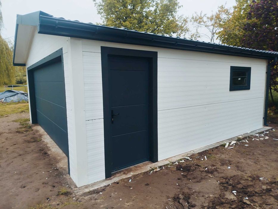Garaż 6x5.80 ocieplany płyta PIR