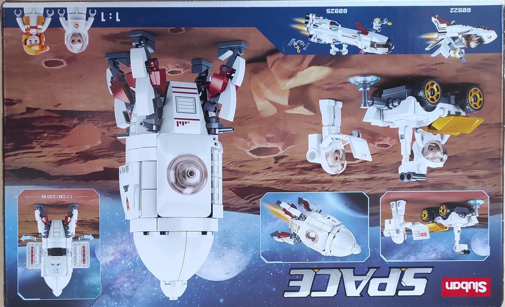 "Lego" módulo de aterragem em Saturno