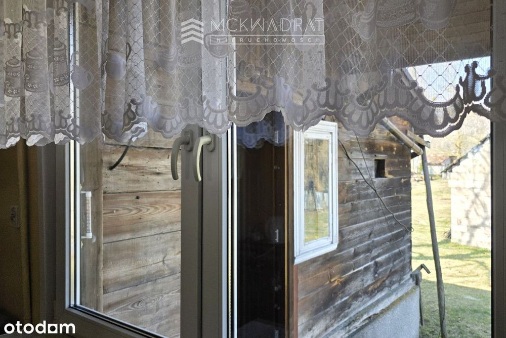 Okazja Podlasie siedlisko 2200 m2 drewniany dom,