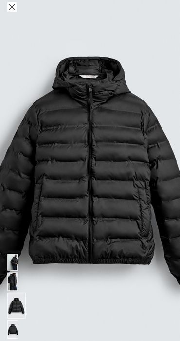 Куртка-пуховик ZARA black L