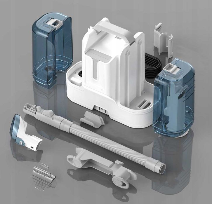 Odkurzacz Piorący K15AC – Kompaktowy, Mocne Ssanie 12kPa Dywany i Auto