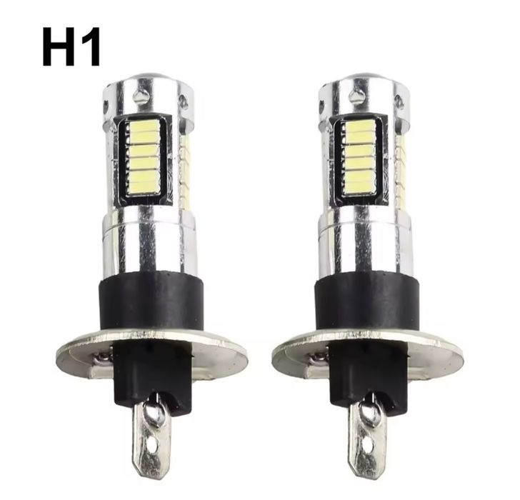 Żarówki H1 50W 12V LED Nowe 6000k 20 000 lm