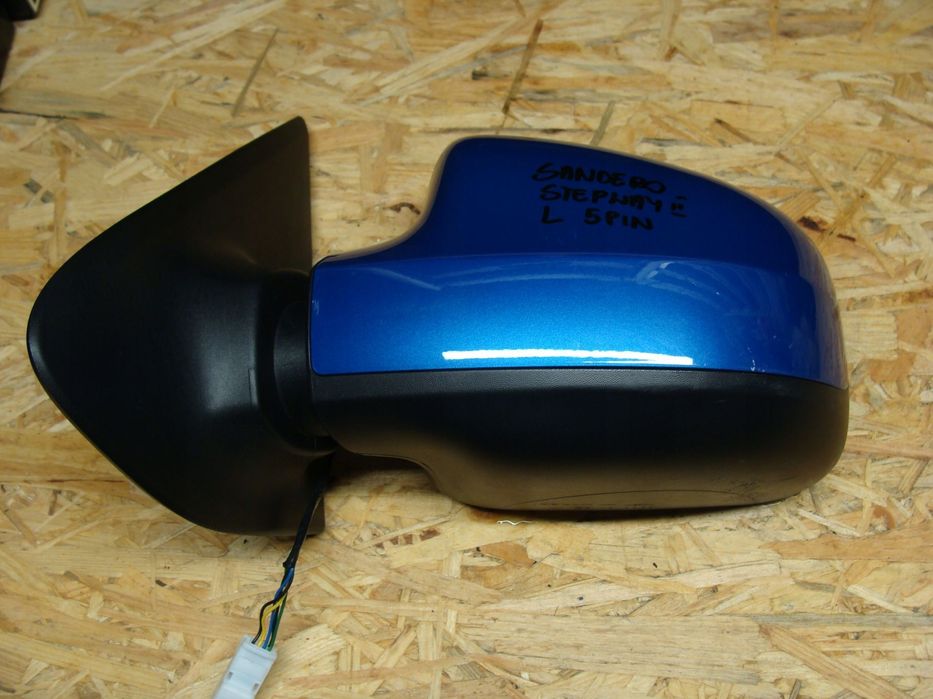 lusterko lewe dacia sandero stepway ii 5 pin europa