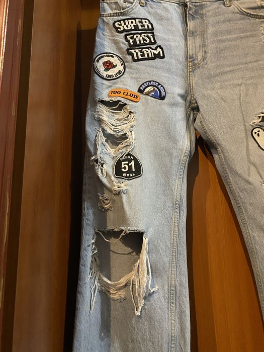 Кастомные джинсы Bershka