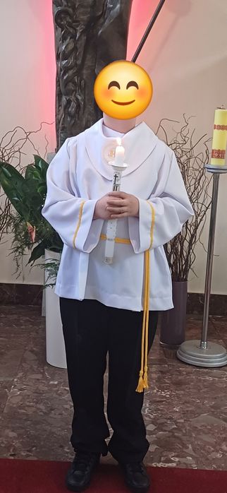 Alba komunijna dla chłopca