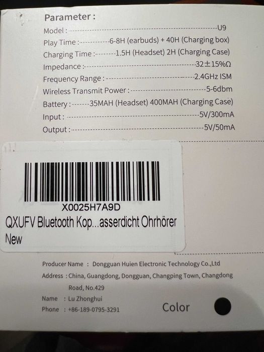 Auscultadores Bleutooth