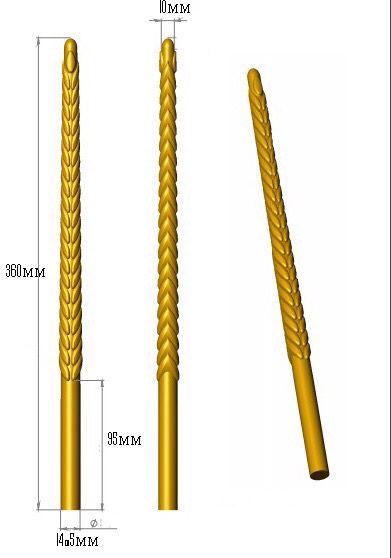 Свічки церковні,Свечи церковные,парафиновые,Стрітенські,Колосок