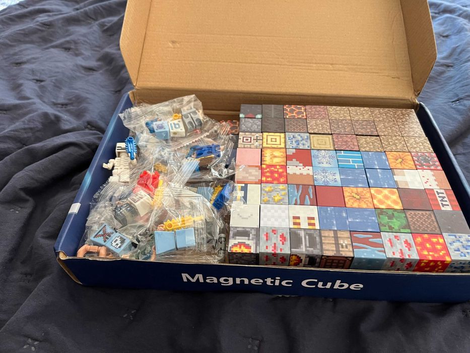 minecraft magnetyczne klocki