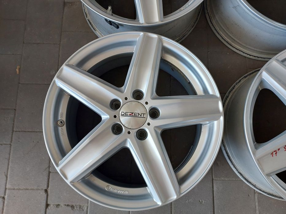 Jak nowe alufelgi Dezent 17" 5x112 VW, Audi, Skoda, Seat
