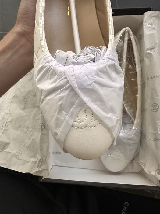 Балетки шанель,chanel білі