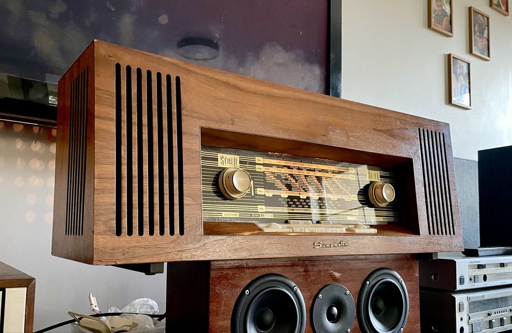 Simonetta-Multiplex-Stereo piekna lampa 1964r GWARANCJA serwis