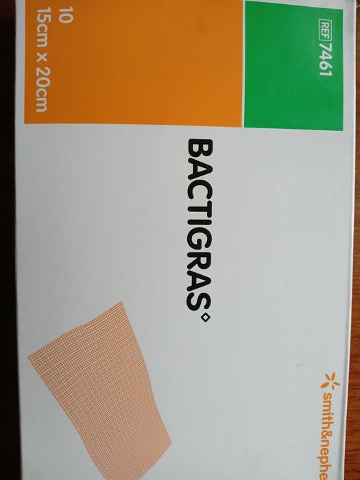 Bactigras 15×10 opatrunek