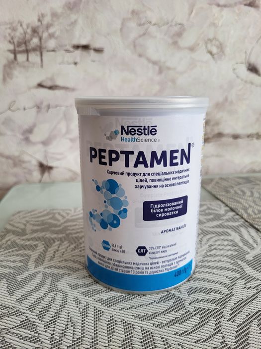 Єнтеральне харчування Nestle Peptamen на основе пептидов