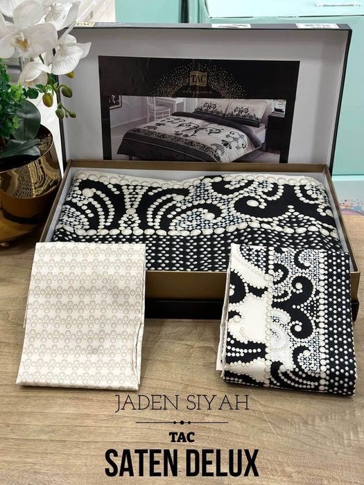 Постельное белье Tac Deluxe сатин евро абстрактные дизайны