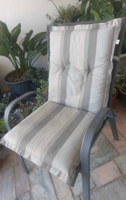 Conjunto de almofadas de jardim/ Almofadas cadeiras