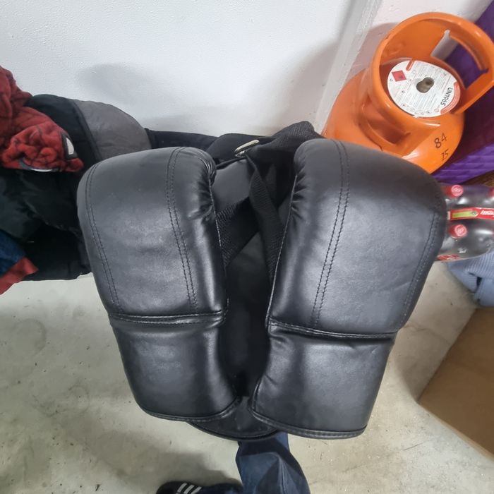Saco boxe + luvas