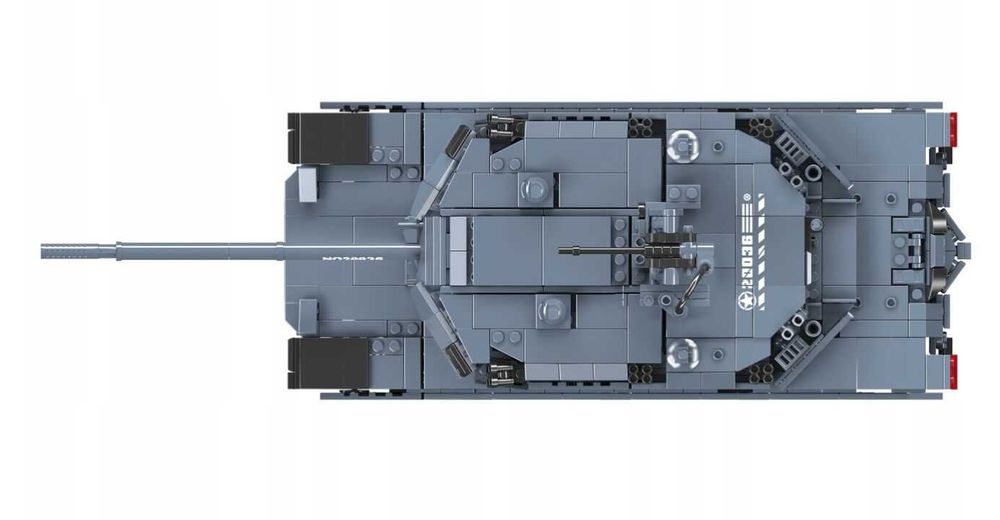 Klocki zdalnie sterowany Czołg RC Abrams Mould King