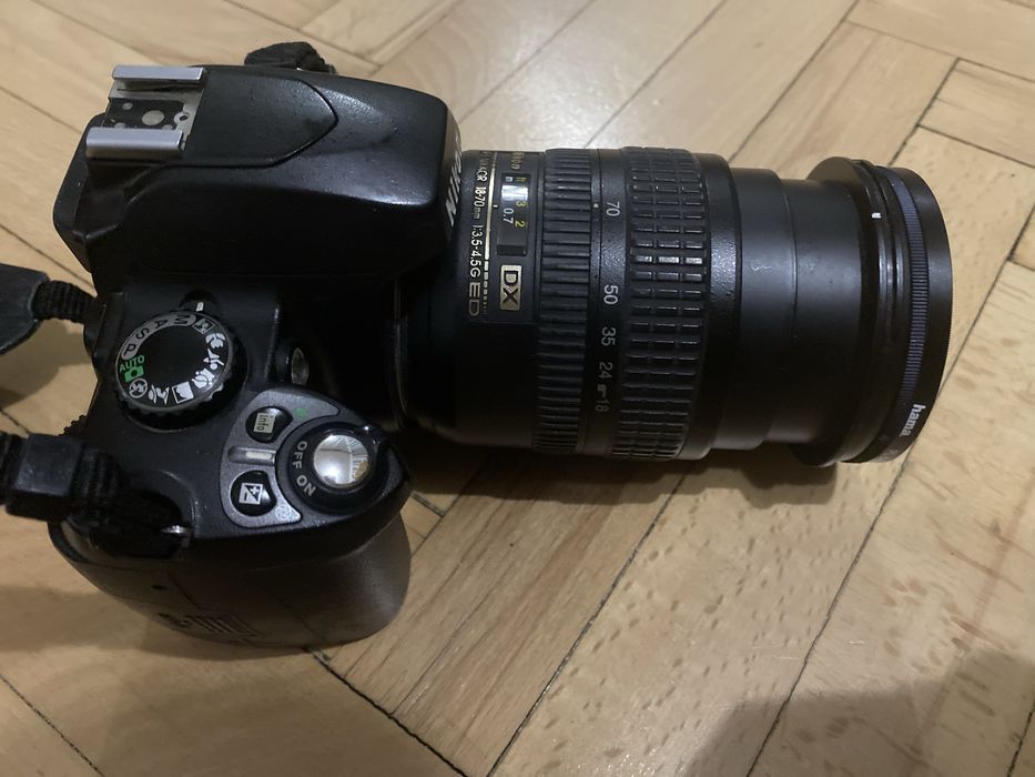 Nikon D40+DX SWM ED IF Aspherical•67|18-70mm|1:3,5-4,5G|цифрова камера