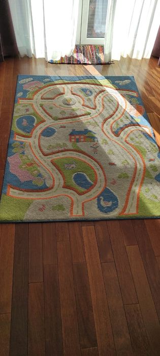 Dywan dziecięcy z motywem ulic, dróg