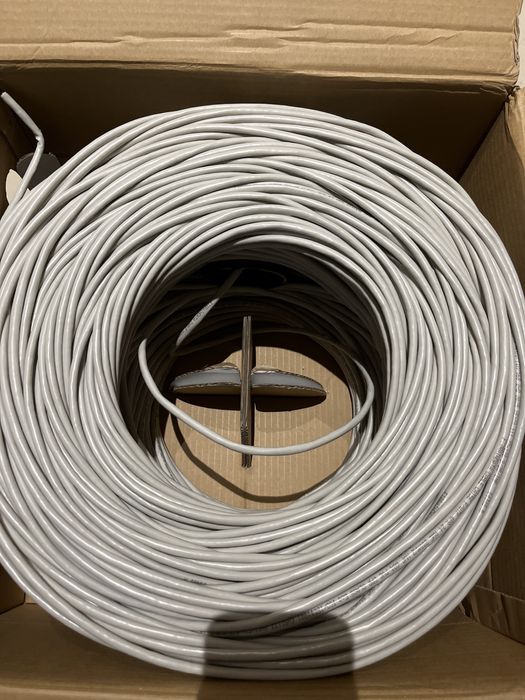 Kabel internetowy skretka ekranowana 5e 10/100/1000Mb 100m