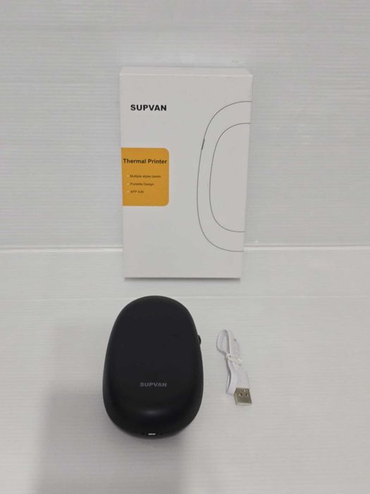 Drukarka etykiet SUPVAN E10 Bluetooth – mini drukarka termiczna, powystawowa