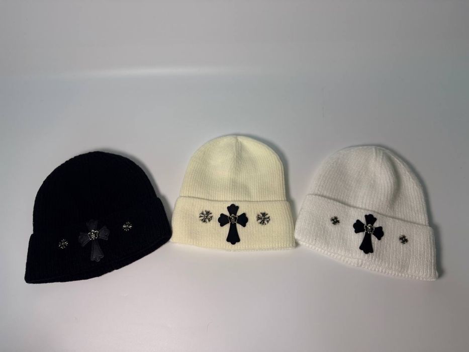 Шапки Crome Hearts в трьох кольорах One Size