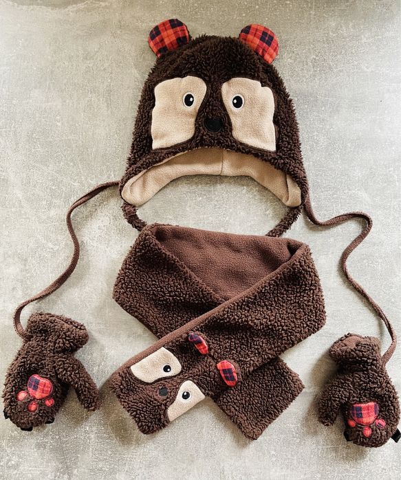 Cool Club_zestaw 3 cz. czapka szalik i rękawiczki