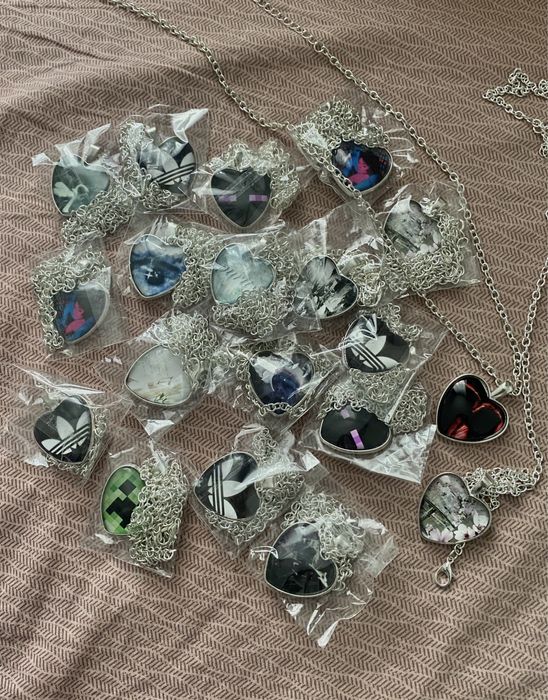 sale ! подвески в форме сердца / парные