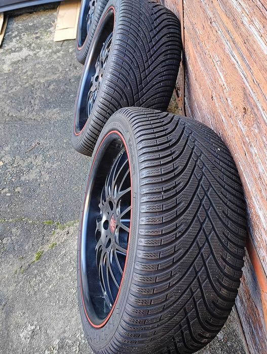 Alufelgi Dotz Mugello Audi A6 5x112 ET35 czarne Rant 19" 255/35/19 7mm