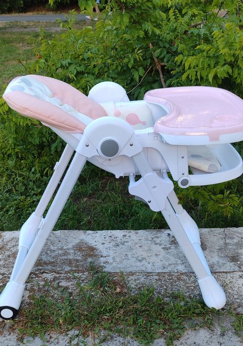Стільчик для годування Kinderkraft Yummy Pink
