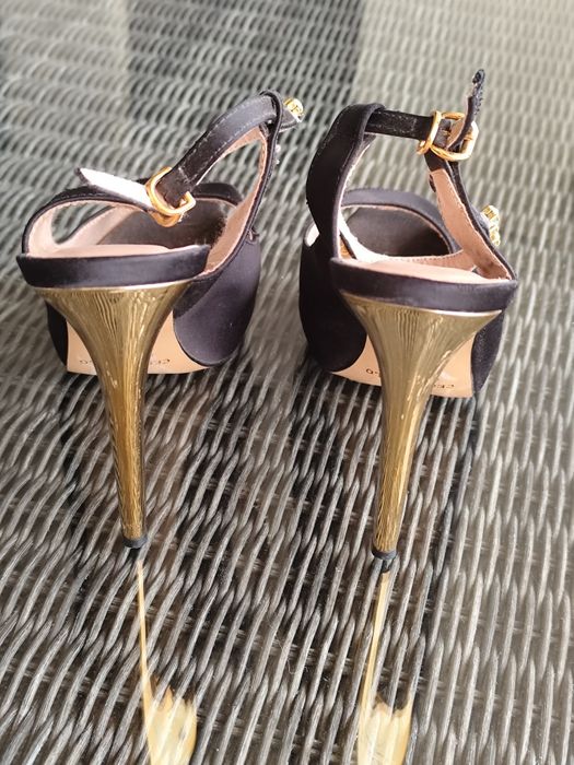 Sapatos de griffe artesanais Brasileiros Cecconello Pretos N°39