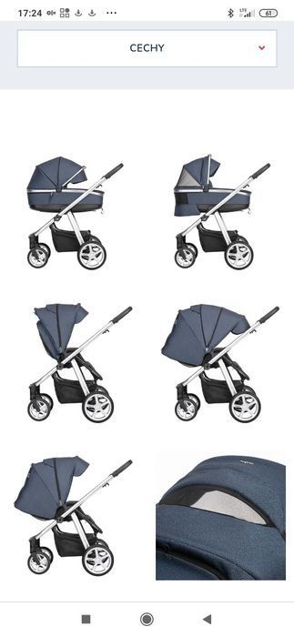 Espiro Next 2.0 Multicolor wózek 2w1 lub wózek 3w1