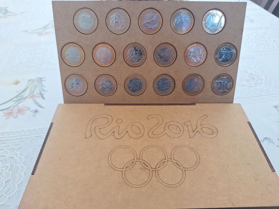 Moedas Raras das Olimpíadas 2016 no Rio de Janeiro  Brasil