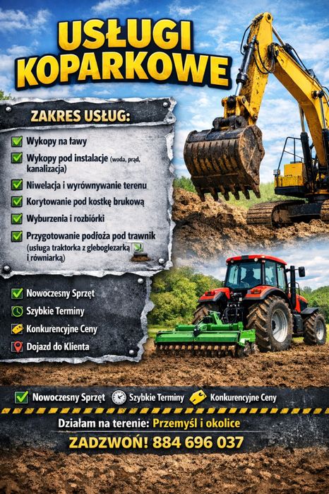 Usługi koparkowe