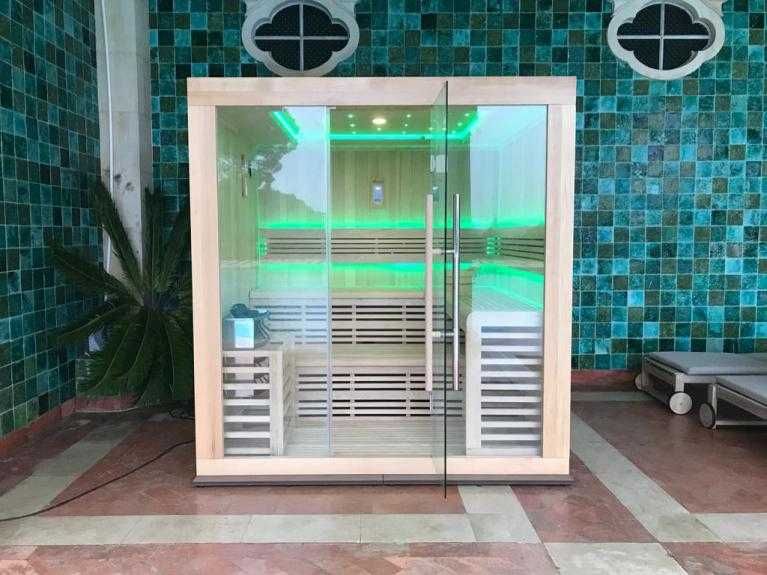 Sauna vapor grandes dimensões EDEN 6  - 6.794€ - Mergulho Salgado Piscinas e Spas