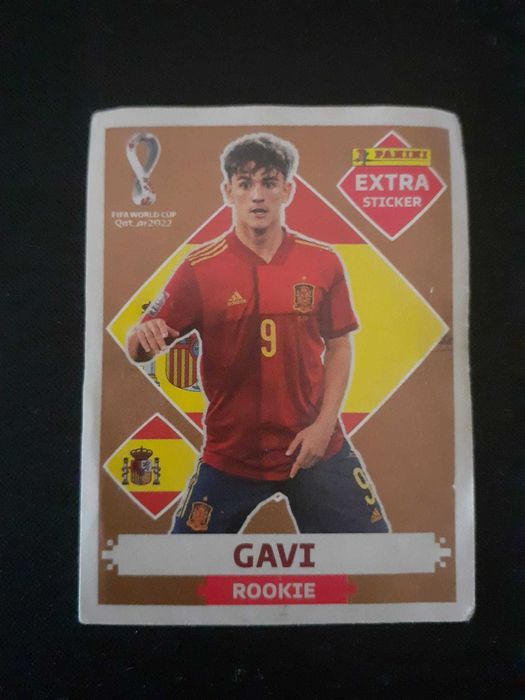 Carta Gavi - Extra Sticker Rookie Bronze - Qatar 2022