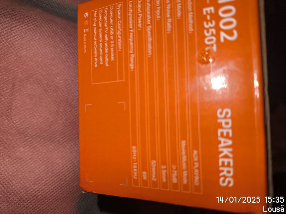 SOUNDBAR com alimentação via USB